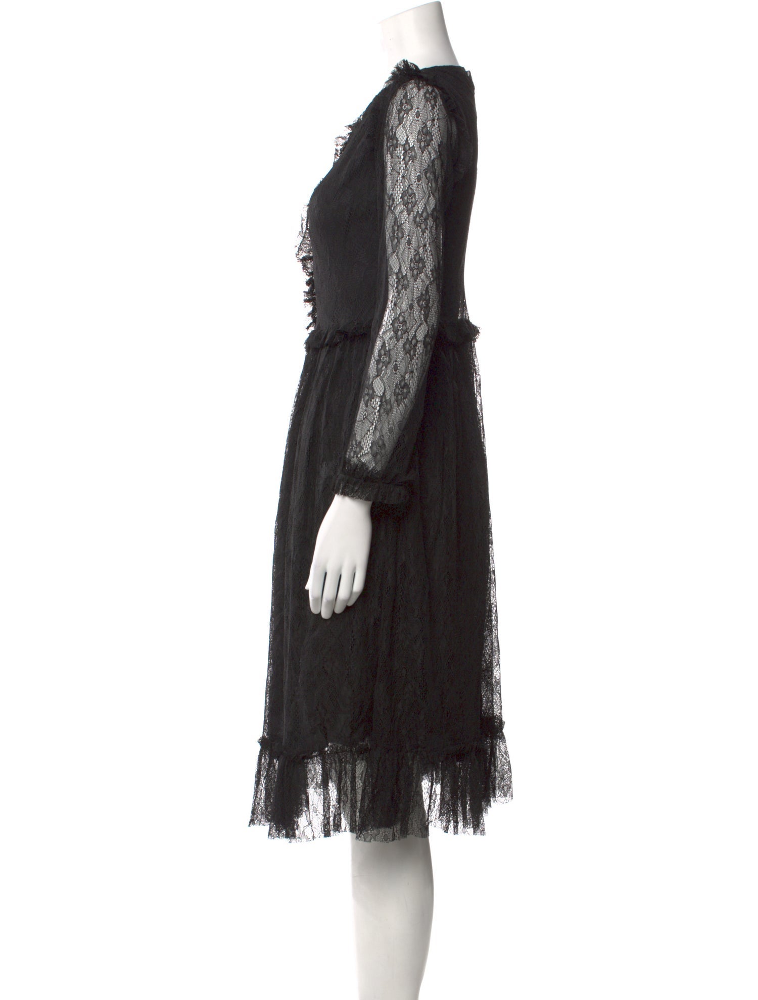 Ottod'Ame Lace Knee-Length Dress