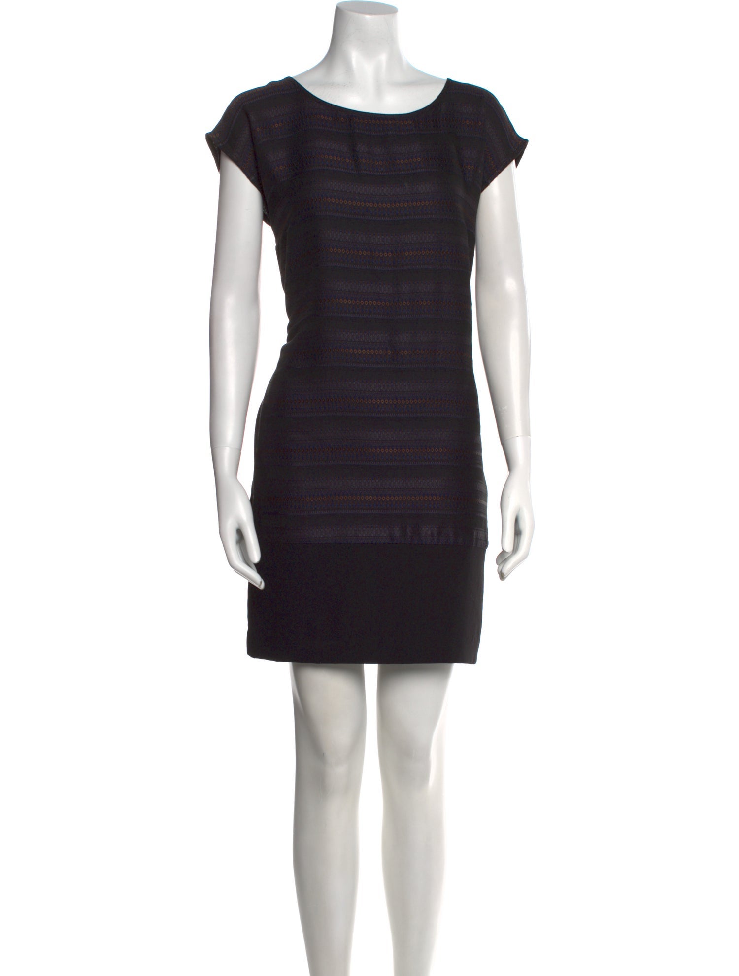 Ottod'Ame Scoop Neck Mini Dress