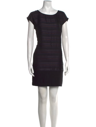 Ottod'Ame Scoop Neck Mini Dress