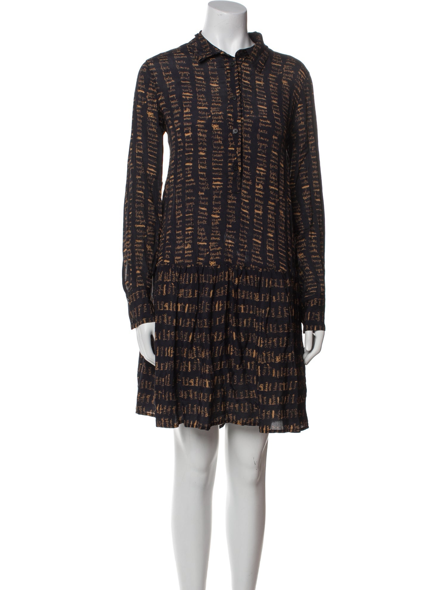 Ottod'Ame Printed Knee-Length Dress