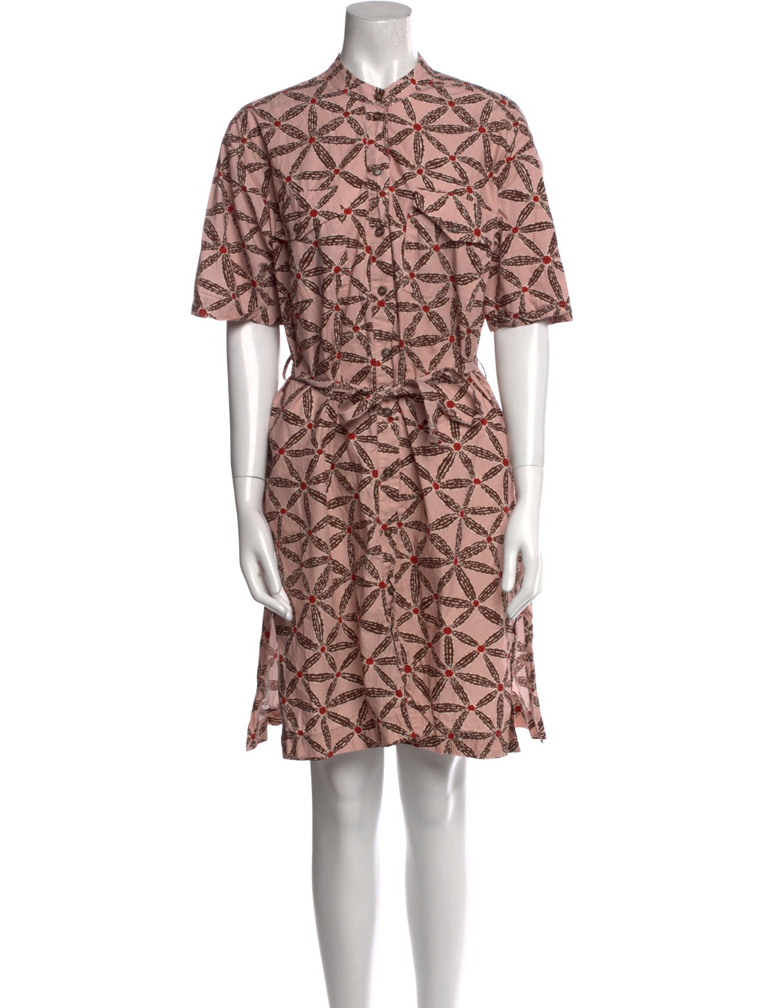 Ottod'Ame Printed Knee-Length Dress
