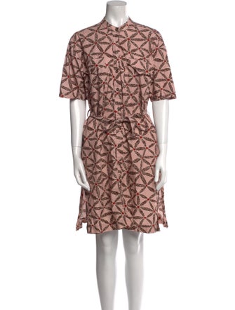 Ottod'Ame Printed Knee-Length Dress