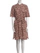 Ottod'Ame Printed Knee-Length Dress