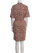 Ottod'Ame Printed Knee-Length Dress