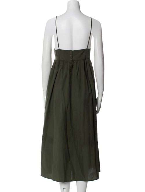 Ottod'Ame Square Neckline Midi Length Dress