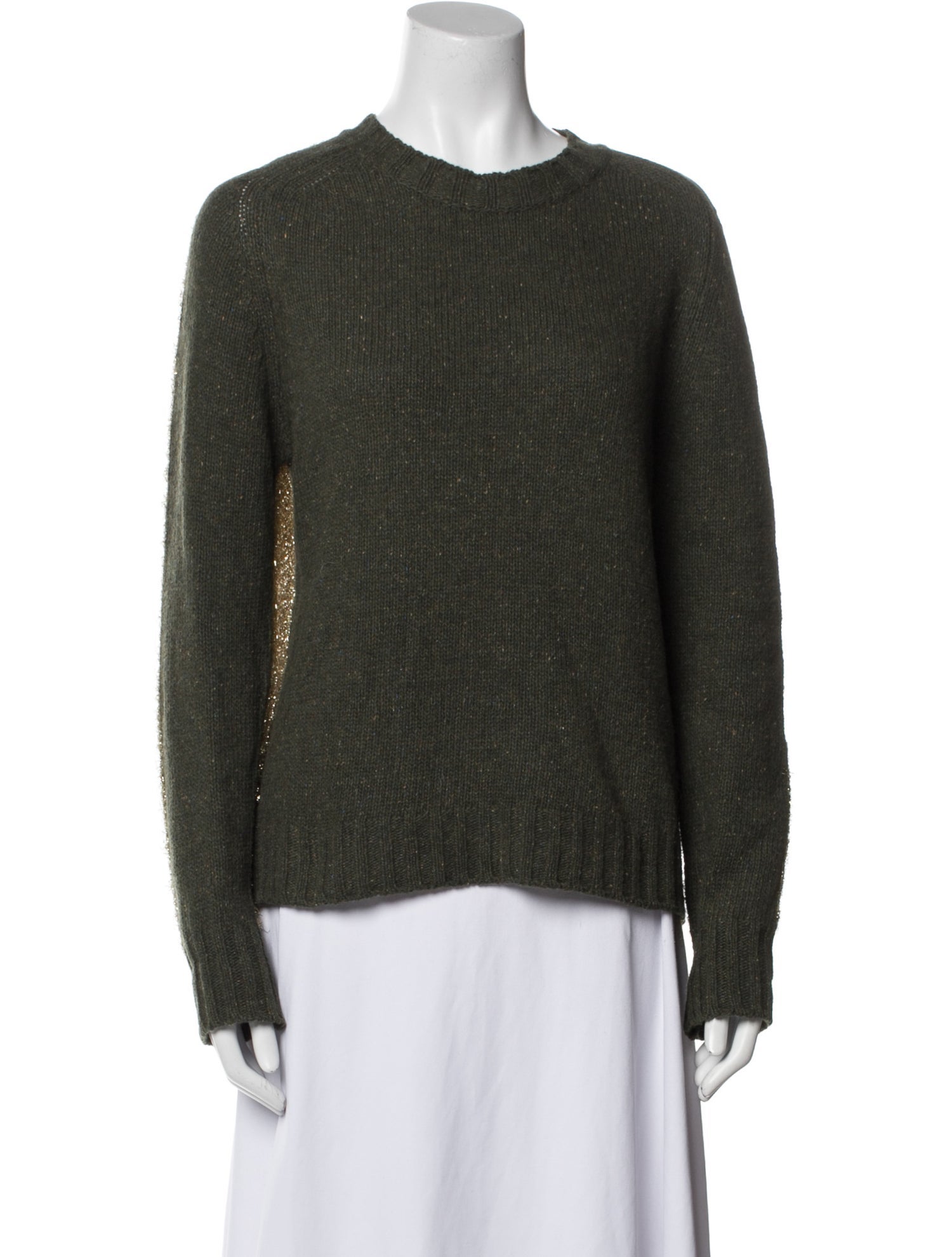Ottod'Ame Silk Crew Neck Sweater