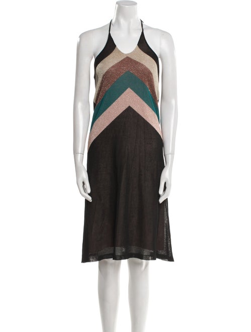 Ottod'Ame Striped Mini Dress