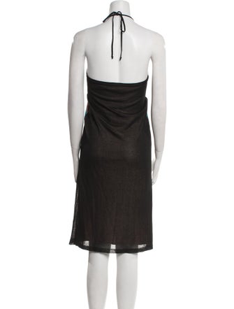 Ottod'Ame Striped Mini Dress