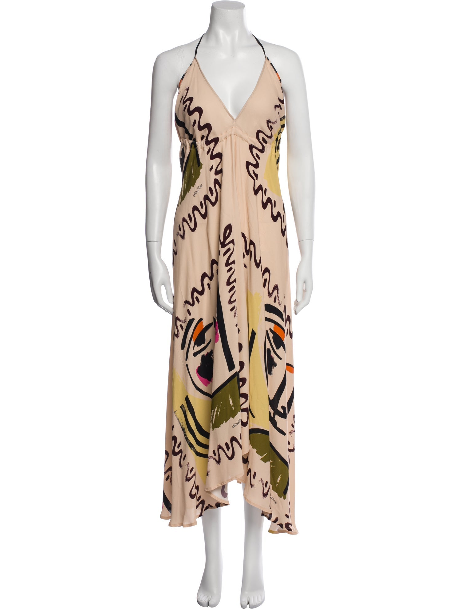 Ottod'Ame Printed Long Dress