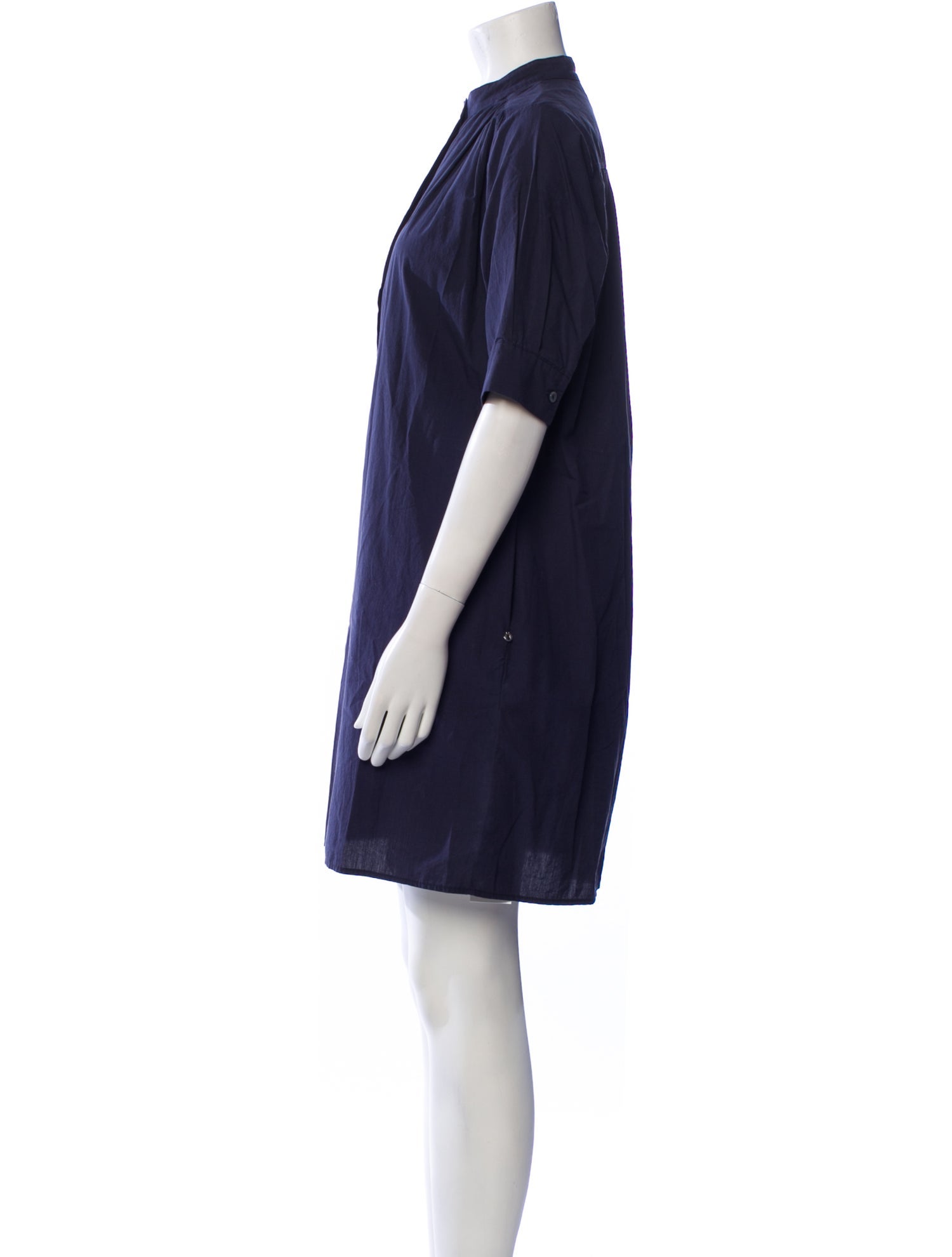 Ottod'Ame Mock Neck Mini Dress