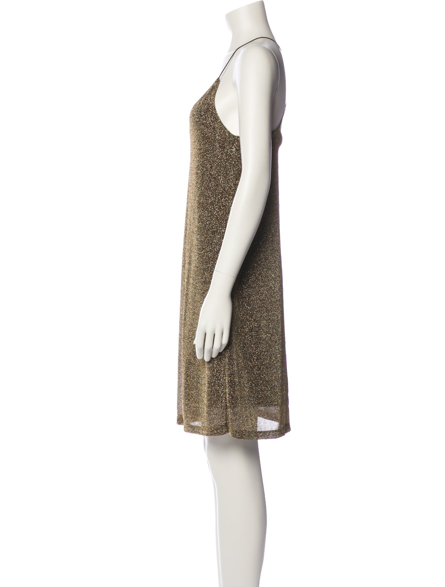 Ottod'Ame Scoop Neck Mini Dress