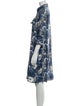 Ottotredici Floral Print Knee-Length Dress