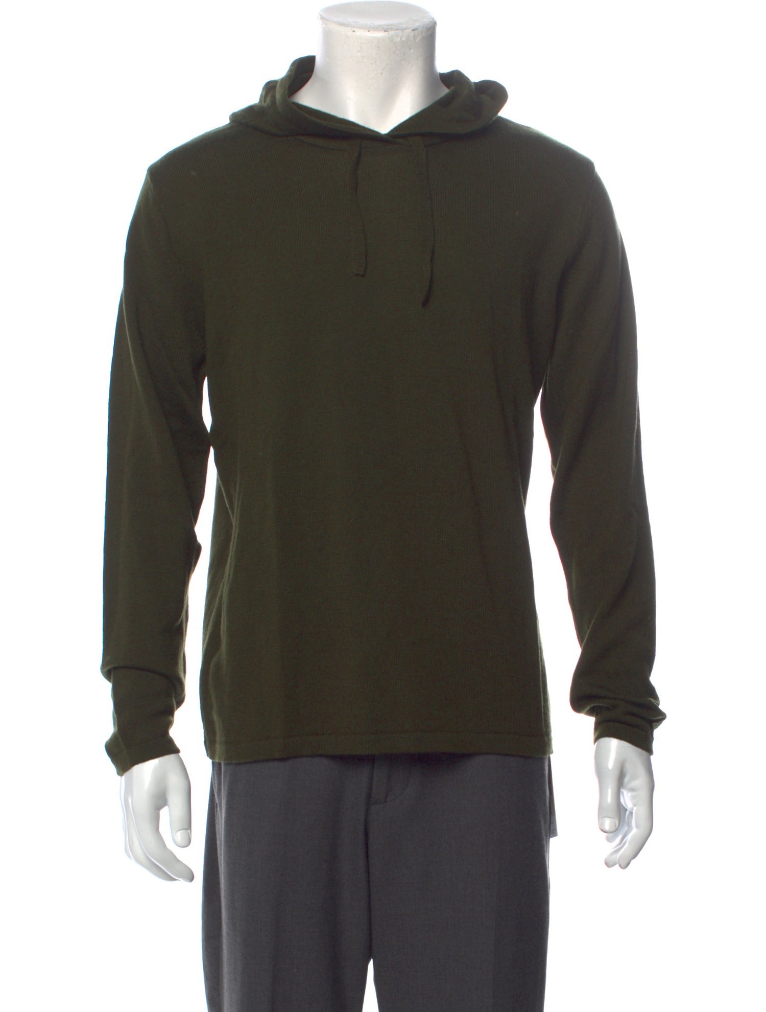 Outsider hoodie dress merino wool in black with grape *ONE LEFT!* main image 0