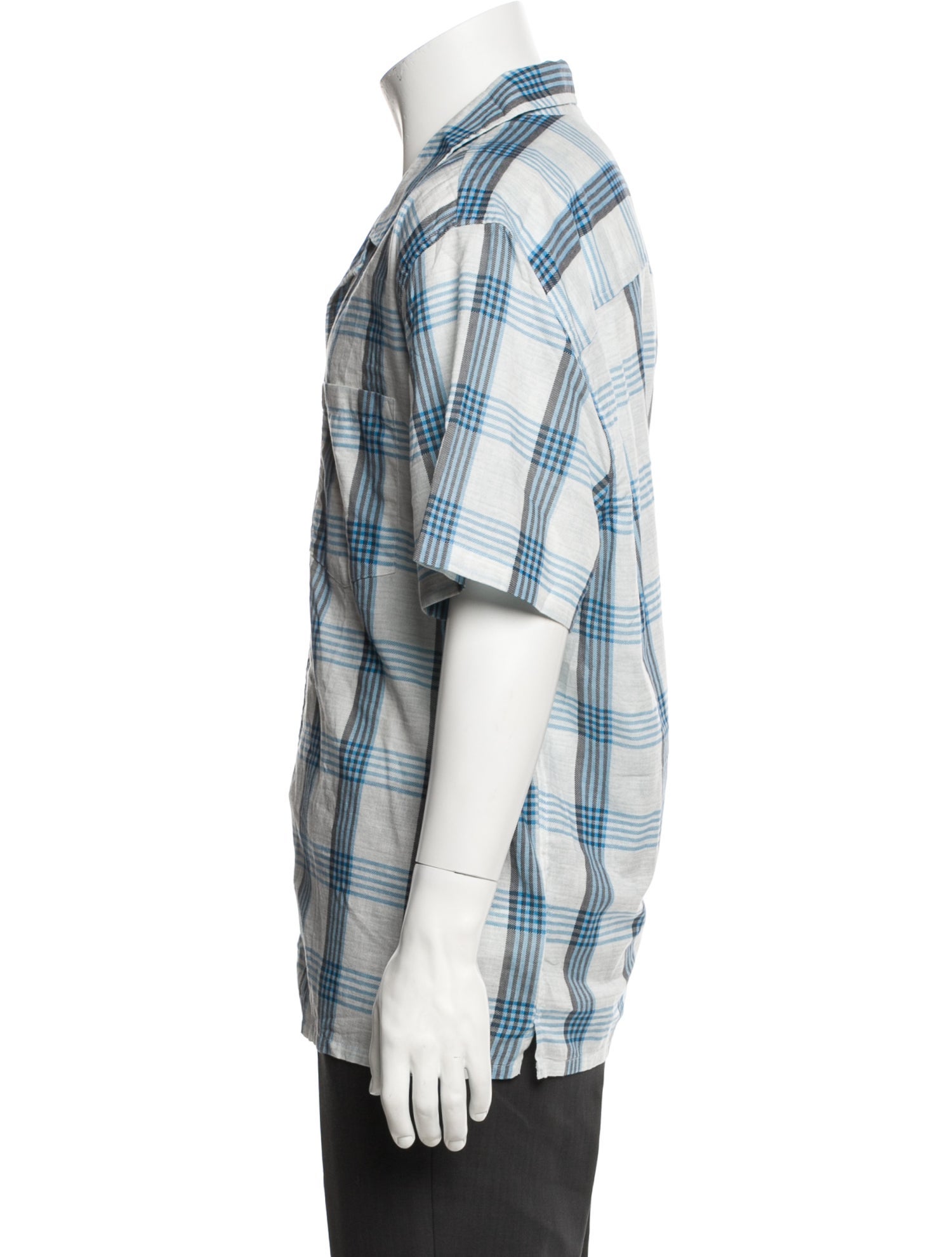 Outerknown Plaid Print Short Sleeve Shirt w/ Tags