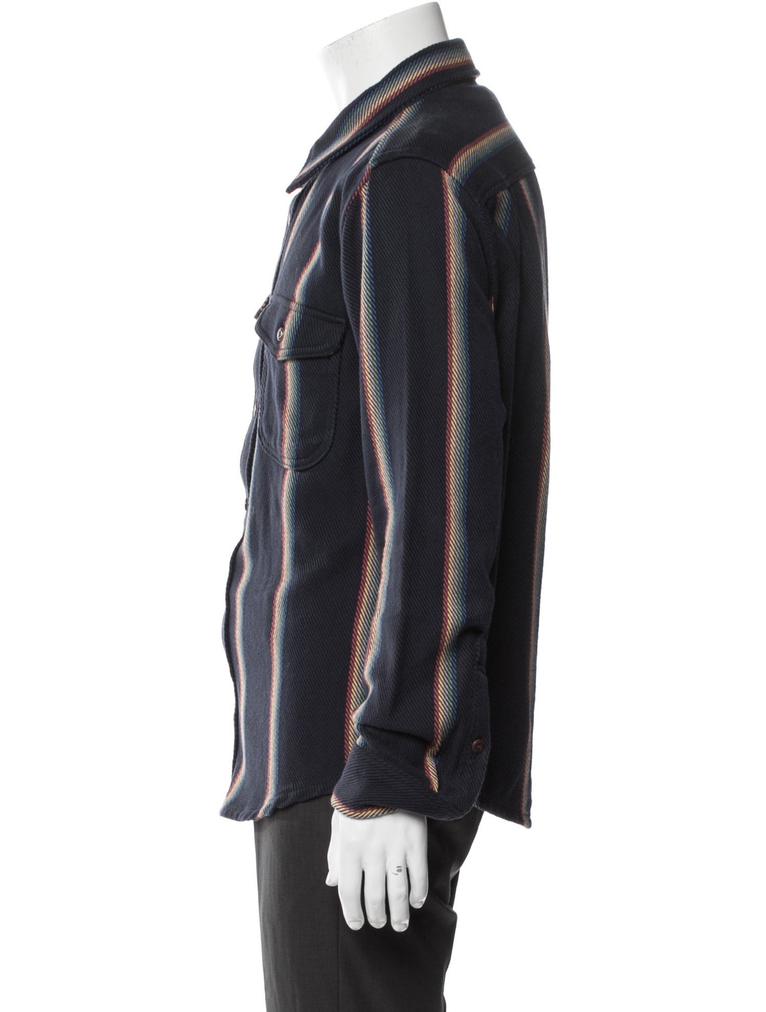 Outerknown Striped Long Sleeve Shirt