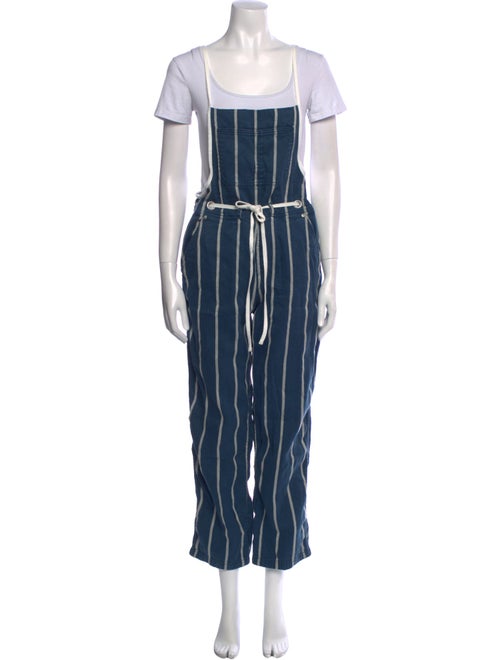 Outerknown Linen Striped Jumpsuit