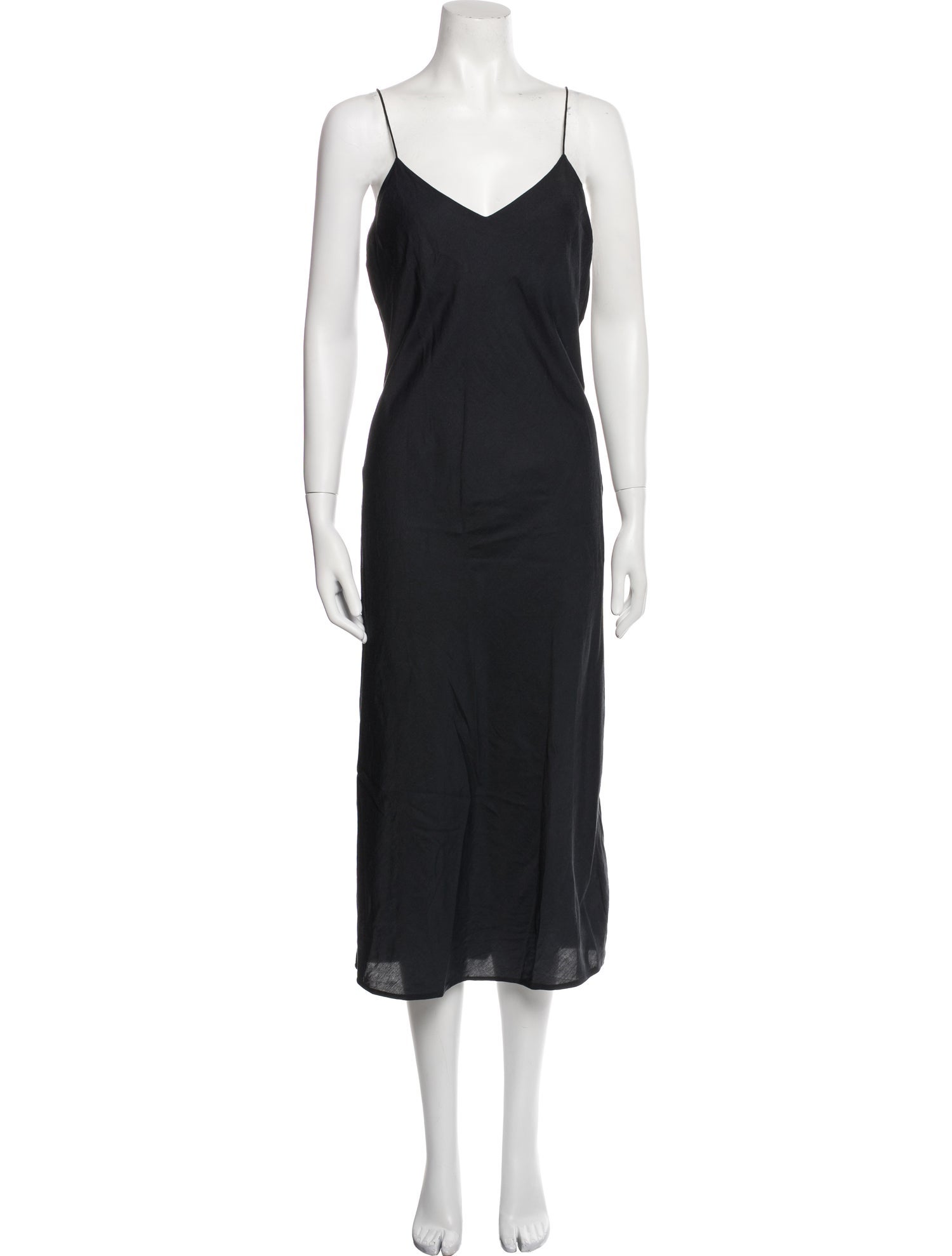 Outerknown V-Neck Midi Length Dress