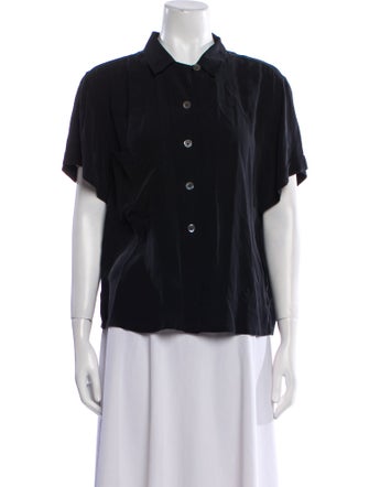 Outerknown Short Sleeve Button-Up Top