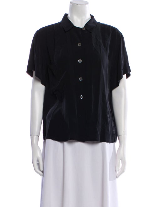 Outerknown Short Sleeve Button-Up Top