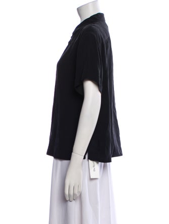 Outerknown Short Sleeve Button-Up Top