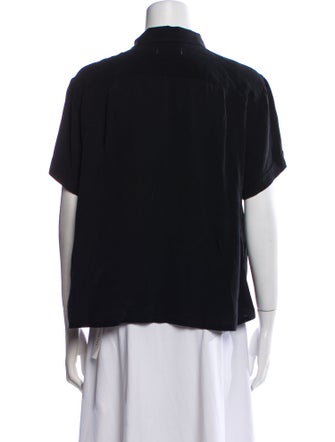 Outerknown Short Sleeve Button-Up Top