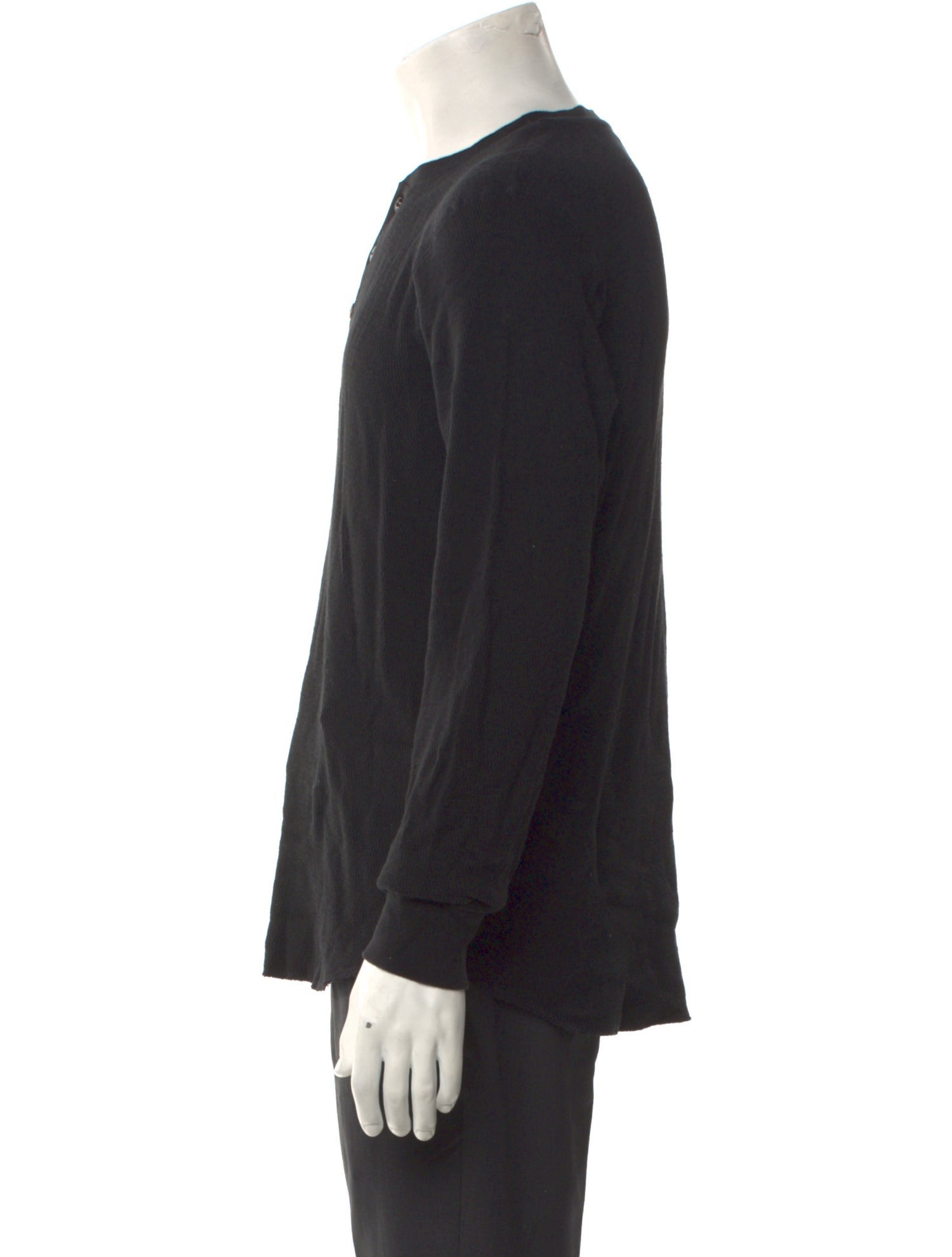 Outerknown Crew Neck Long Sleeve Henley