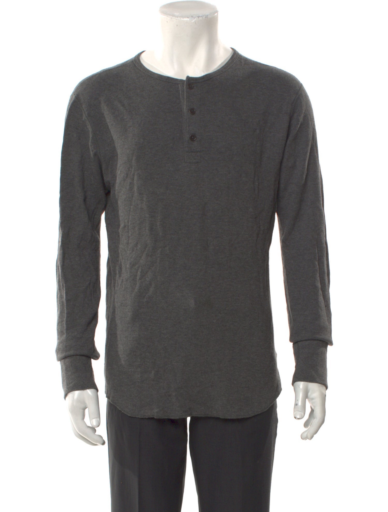 Outerknown Crew Neck Long Sleeve Henley