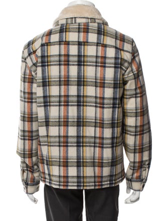 Outerknown Wool Plaid Print Trucker Jacket