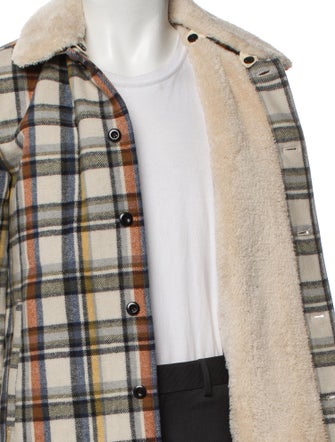 Outerknown Wool Plaid Print Trucker Jacket