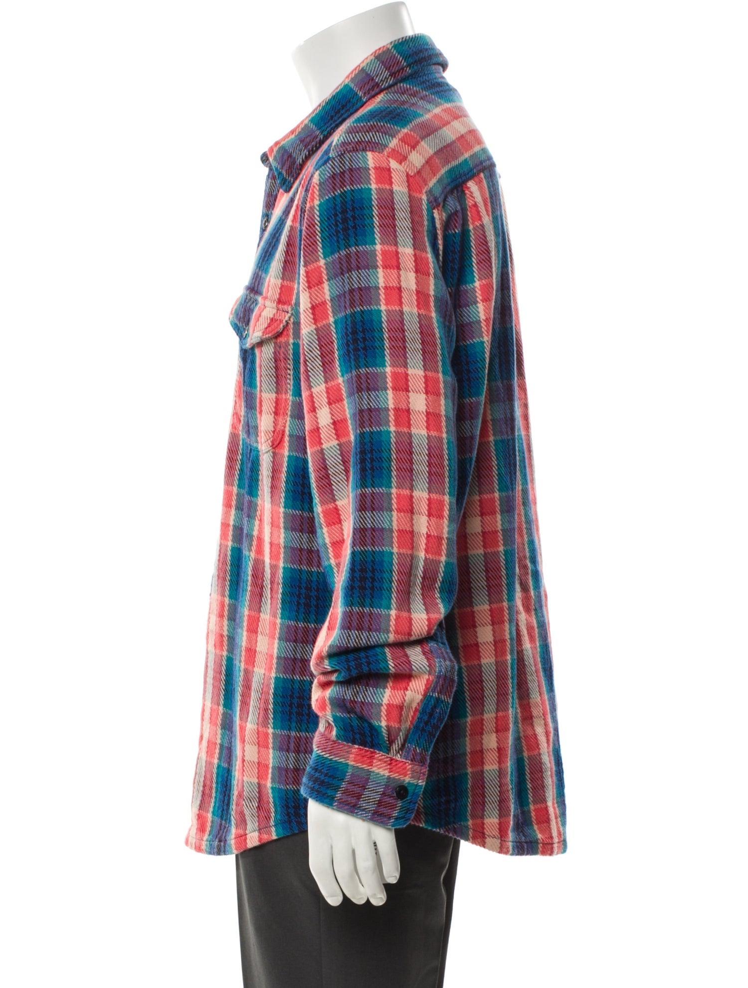 Outerknown Plaid Print Windbreaker