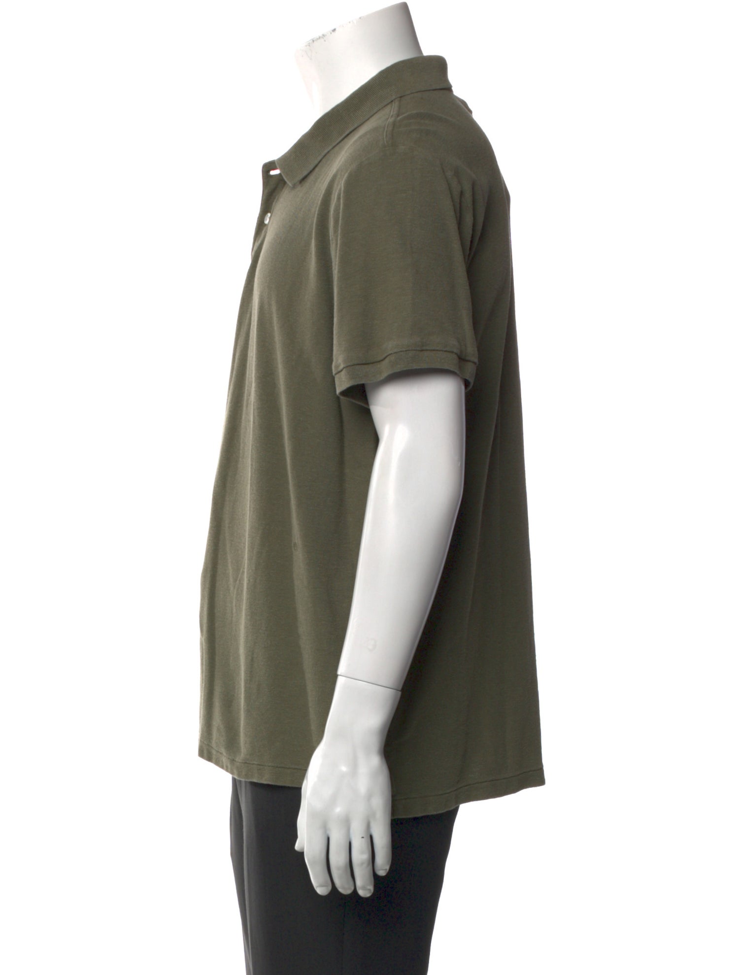 Outerknown V-Neck Short Sleeve Polo Shirt