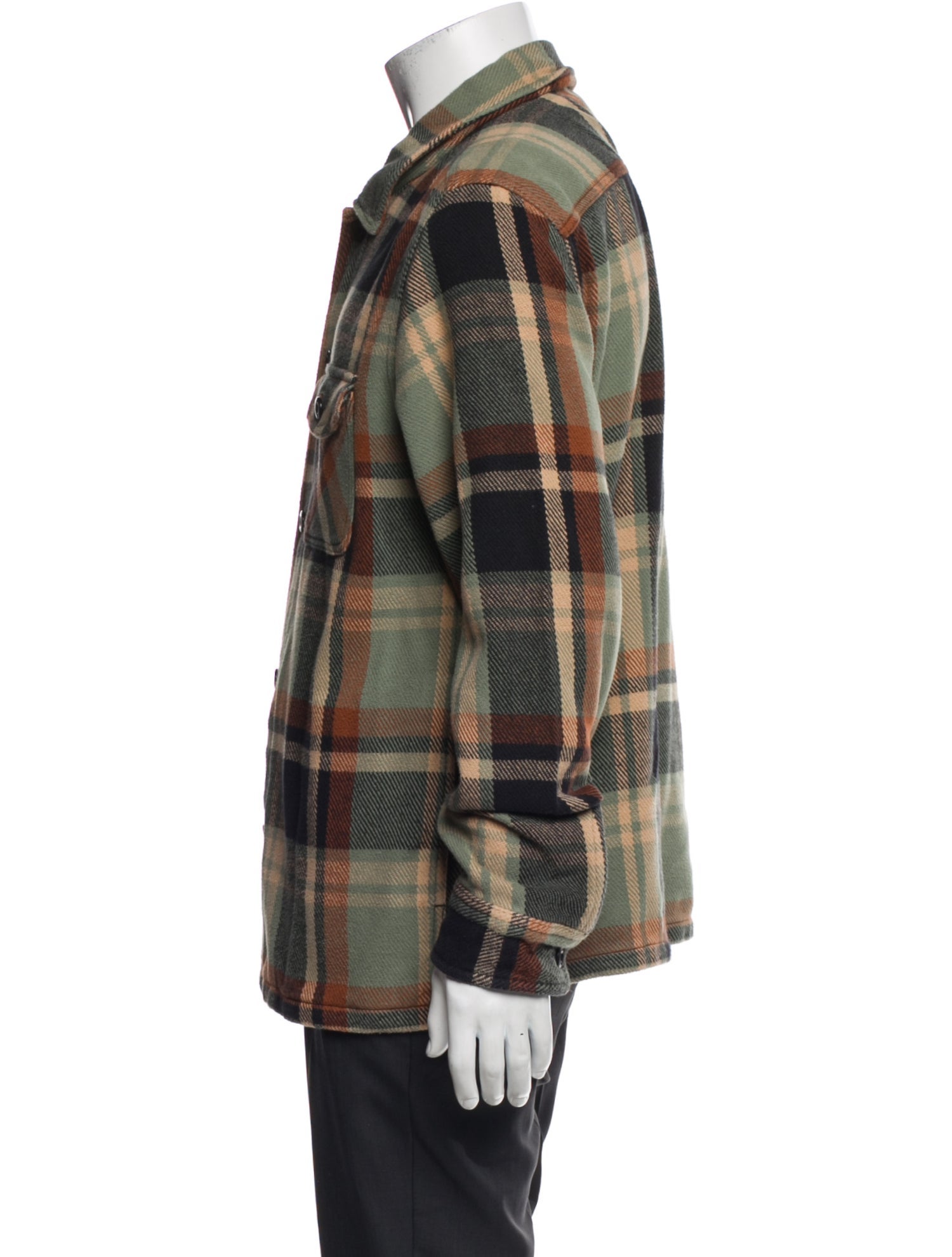 Outerknown Plaid Print Trucker Jacket