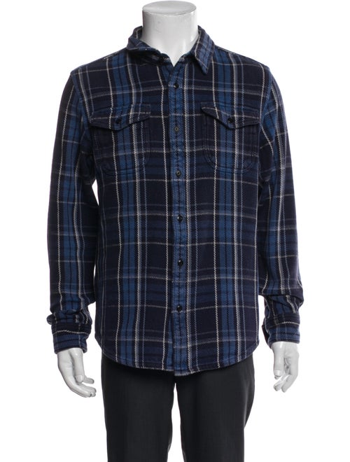 Outerknown Plaid Print Trucker Jacket