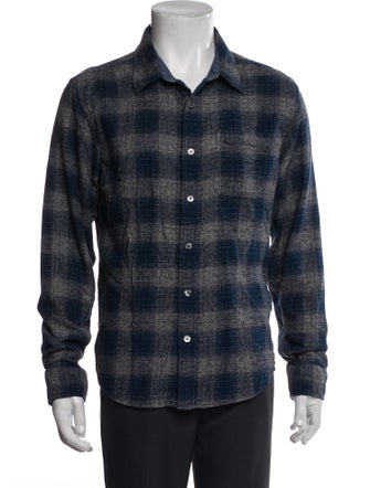 Outerknown Plaid Print Long Sleeve Shirt