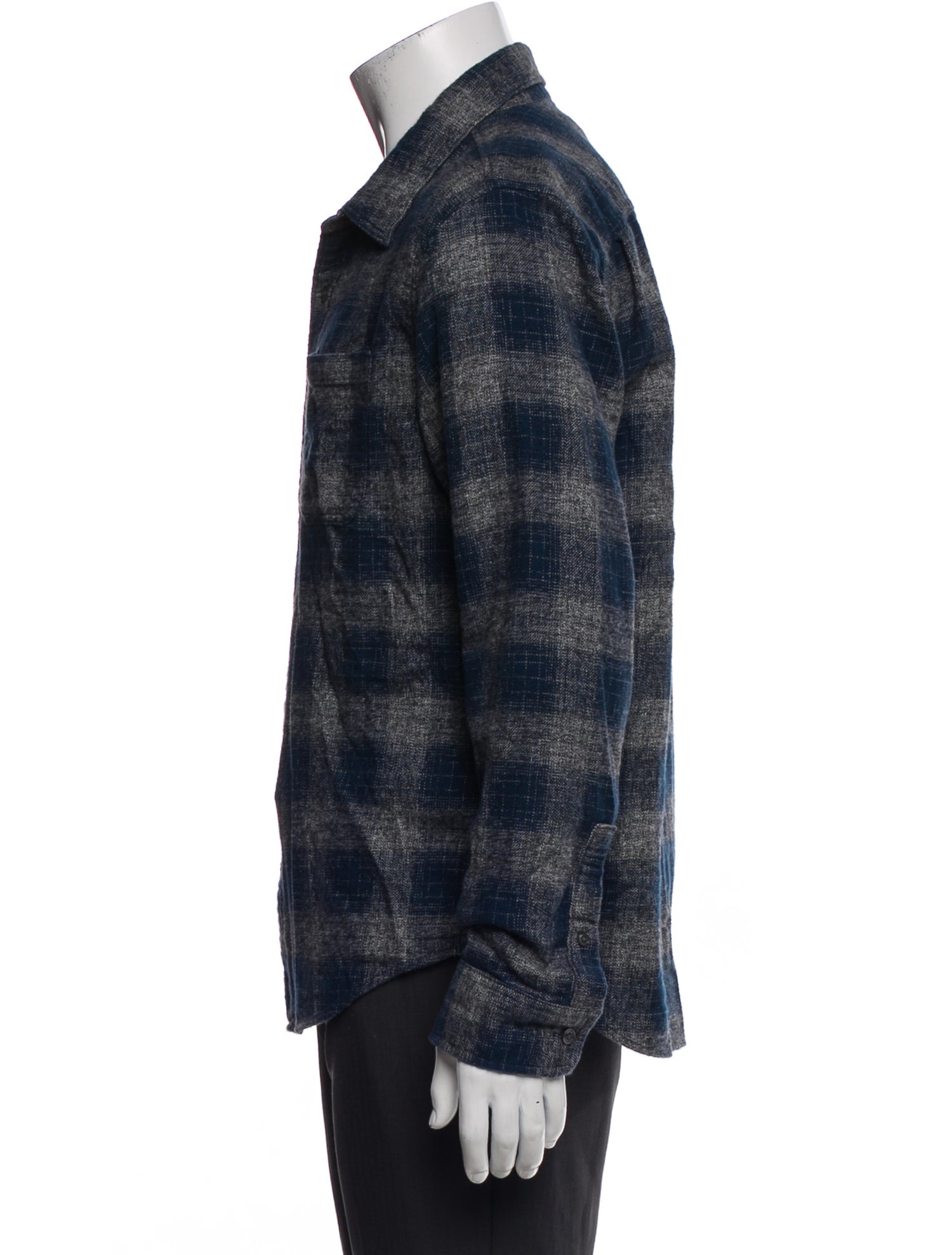 Outerknown Plaid Print Long Sleeve Shirt