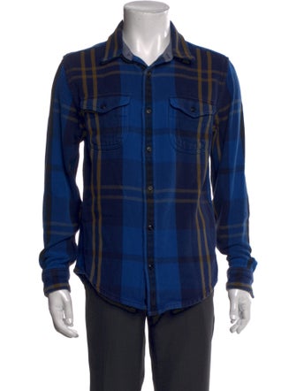Outerknown Plaid Print Long Sleeve Shirt