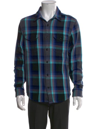 Outerknown Plaid Print Long Sleeve Shirt