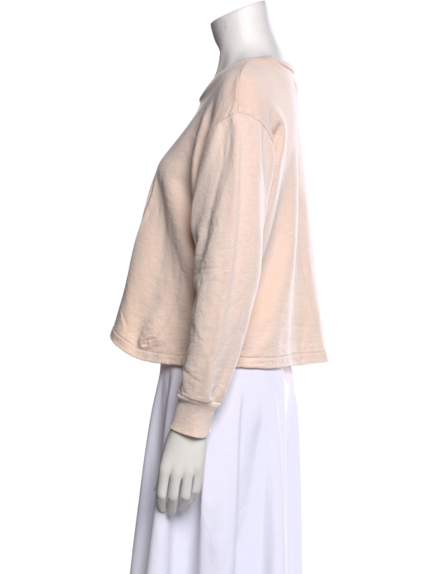 Outerknown Bateau Neckline Long Sleeve Sweatshirt