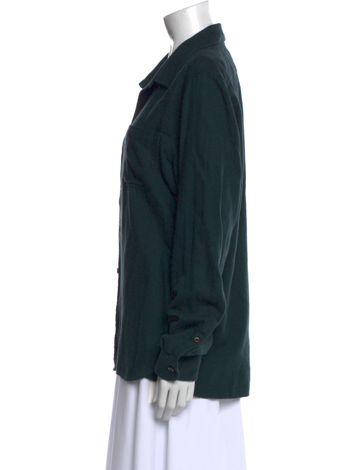 Outerknown Long Sleeve Button-Up Top