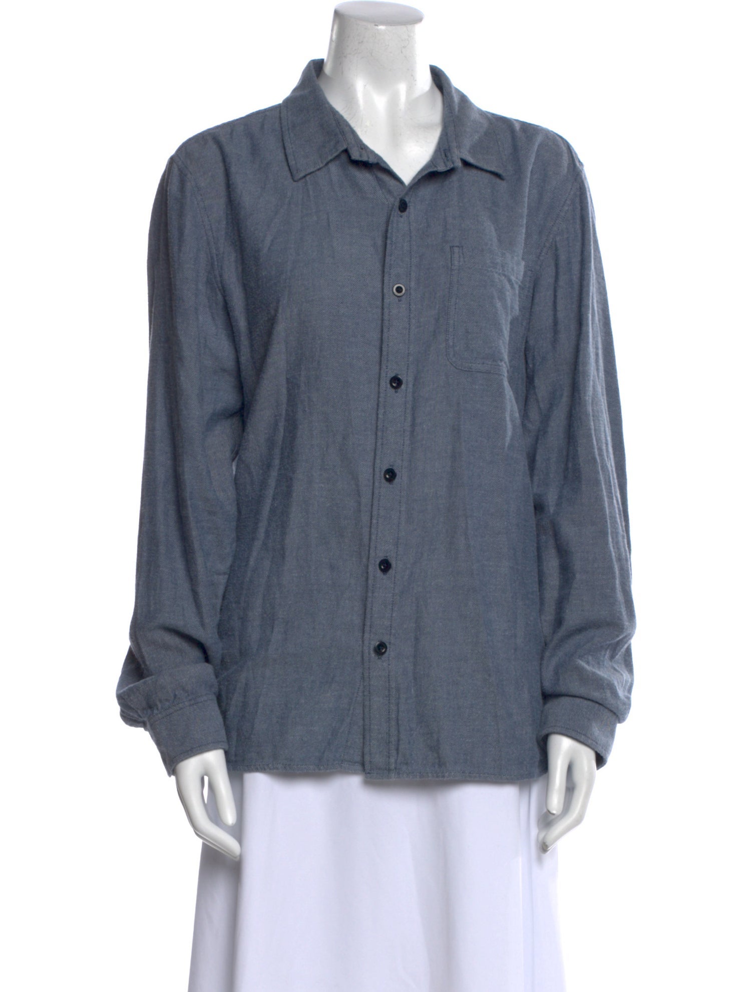 Outerknown Long Sleeve Button-Up Top