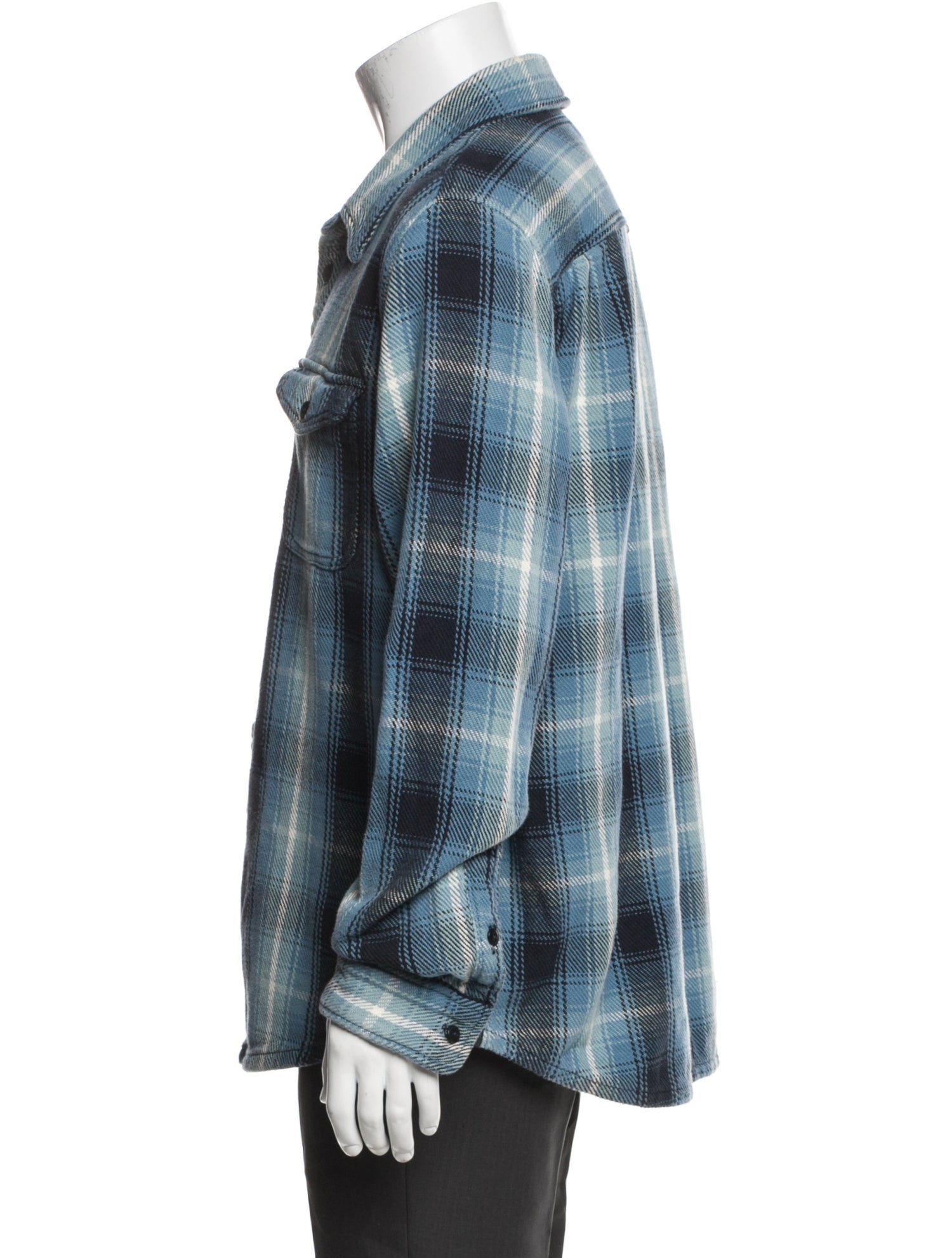 Outerknown Plaid Print Long Sleeve Shirt