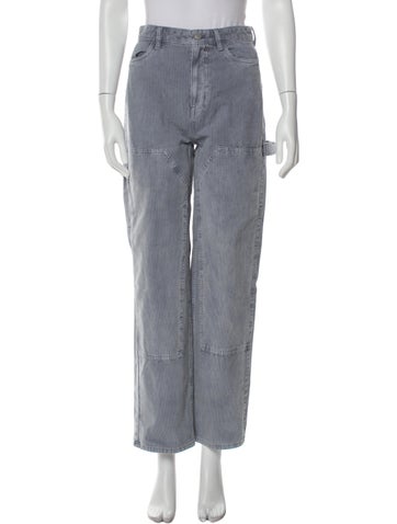 Pre-owned Outerknown Straight Leg Pants In Gray