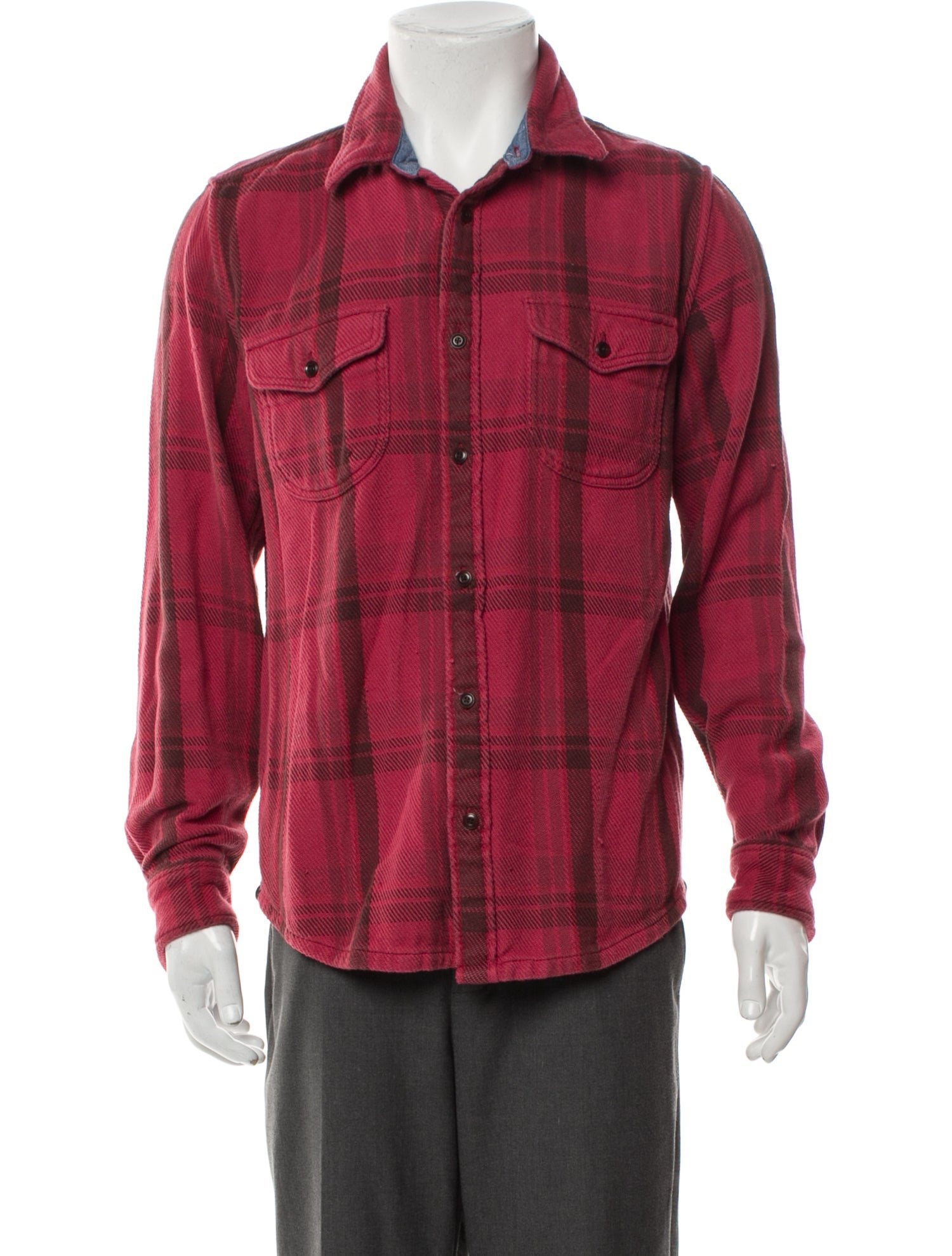 Outerknown Plaid Print Trucker Jacket