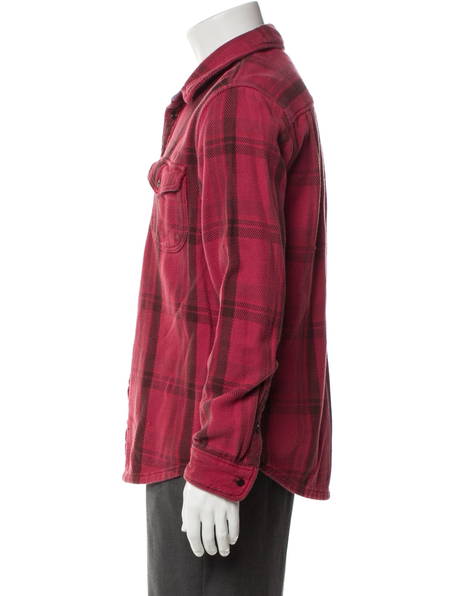Outerknown Plaid Print Trucker Jacket
