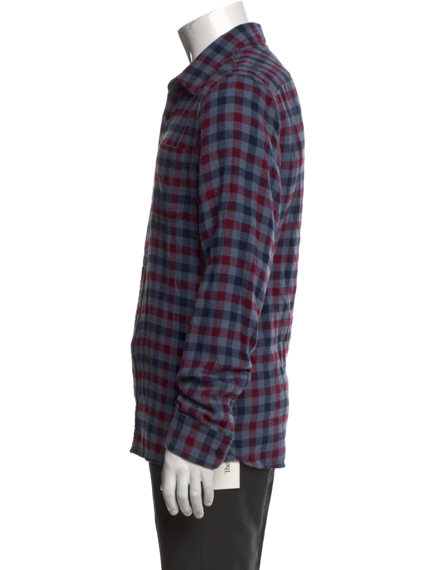 Outerknown Plaid Print Long Sleeve Shirt