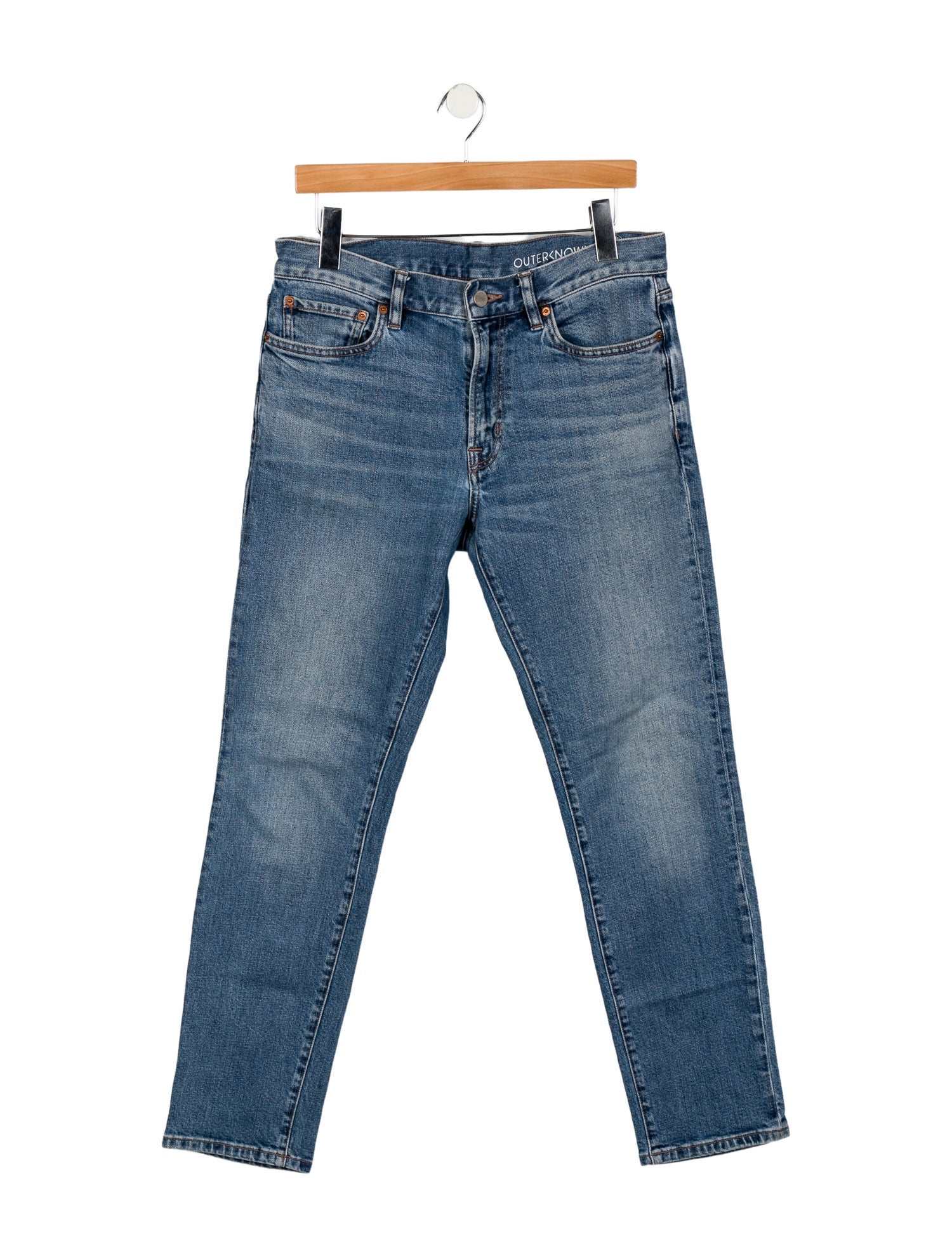 Outerknown Mid-Rise Straight Leg Jeans