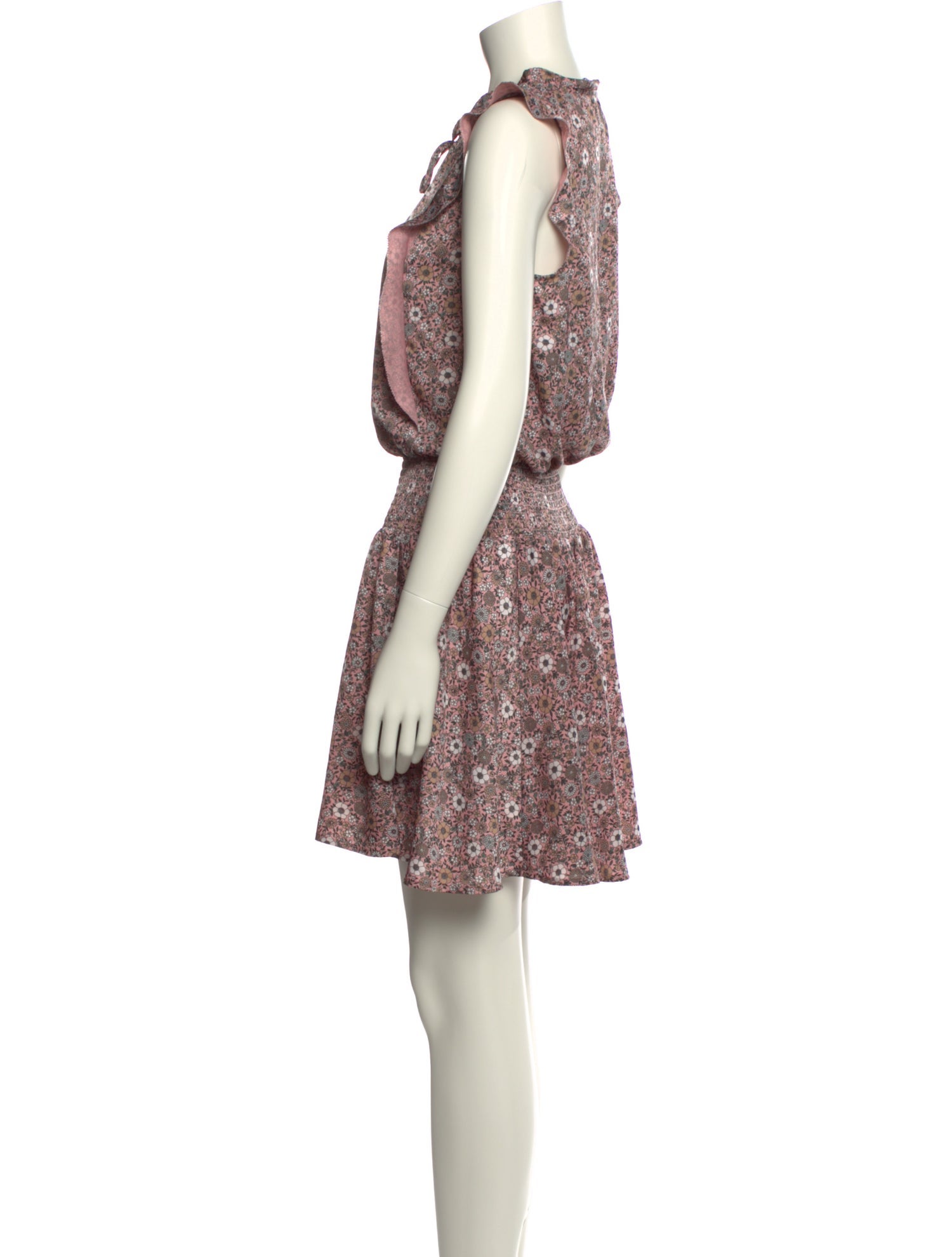 Outerknown Floral Print Mini Dress