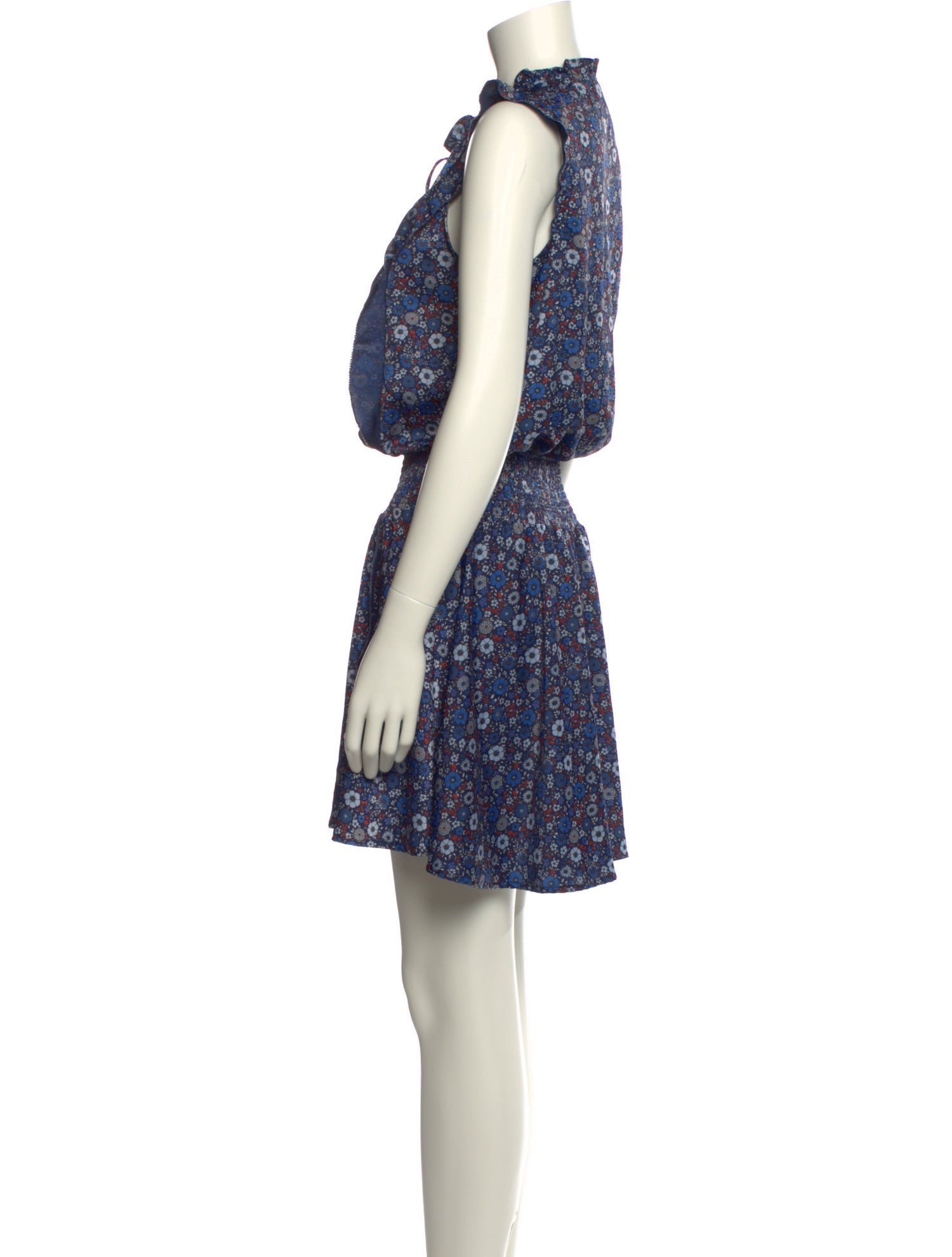 Outerknown Floral Print Mini Dress