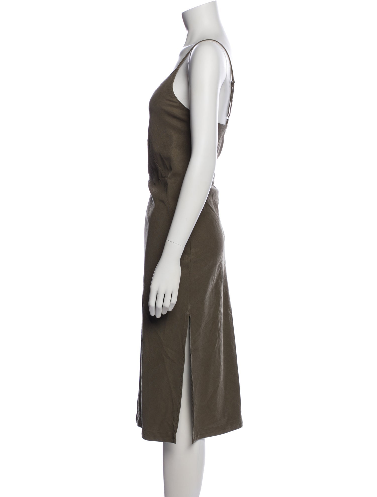 Outerknown Scoop Neck Midi Length Dress