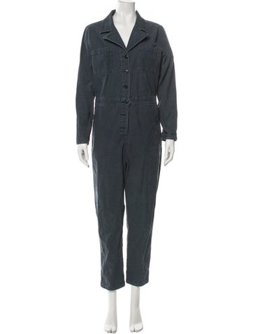 Pre-owned Outerknown Jumpsuit In Blue
